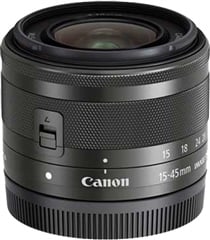Canon EF-M 15-45mm f/3.5-6.3 IS STM Black/Graphite Lens - CeX (UK